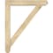 Ekena Millwork Traditional Craftsman Rough Sawn Bracket w/ Offset Brace, Douglas Fir, 6"W x 34"D x 42"H BKT0604X34X42TRA04RDF - alternate 4